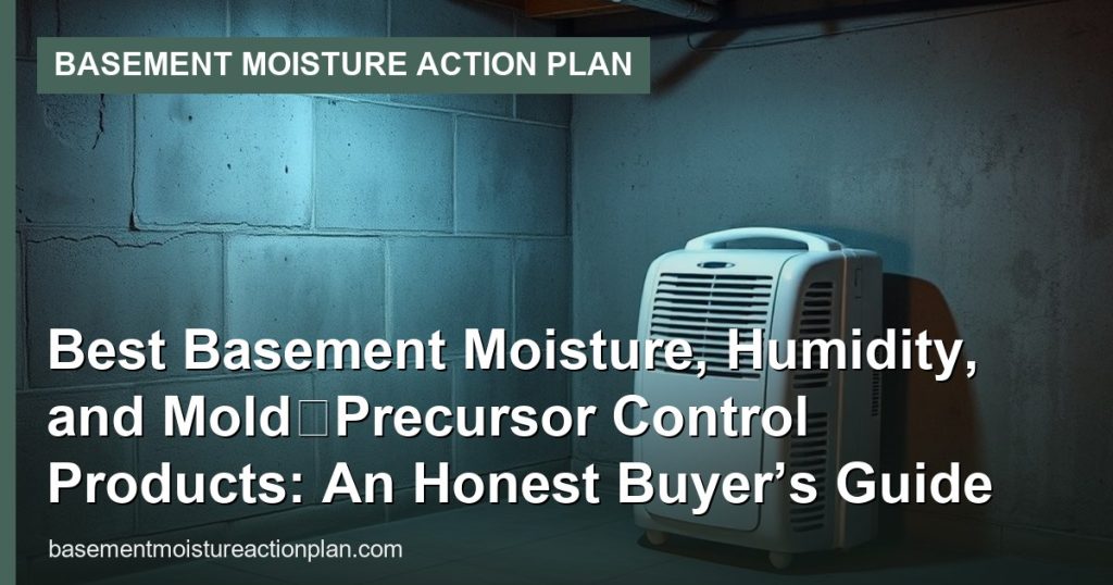 Best Basement Moisture, Humidity, and Mold‑Precursor Control Products: An Honest Buyer’s Guide