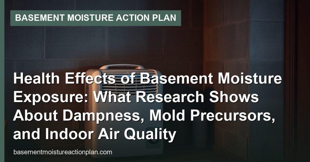 Health Effects of Basement Moisture Exposure: What Research Shows About Dampness, Mold Precursors, and Indoor Air Quality