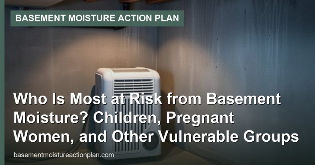 Who Is Most at Risk from Basement Moisture? Children, Pregnant Women, and Other Vulnerable Groups