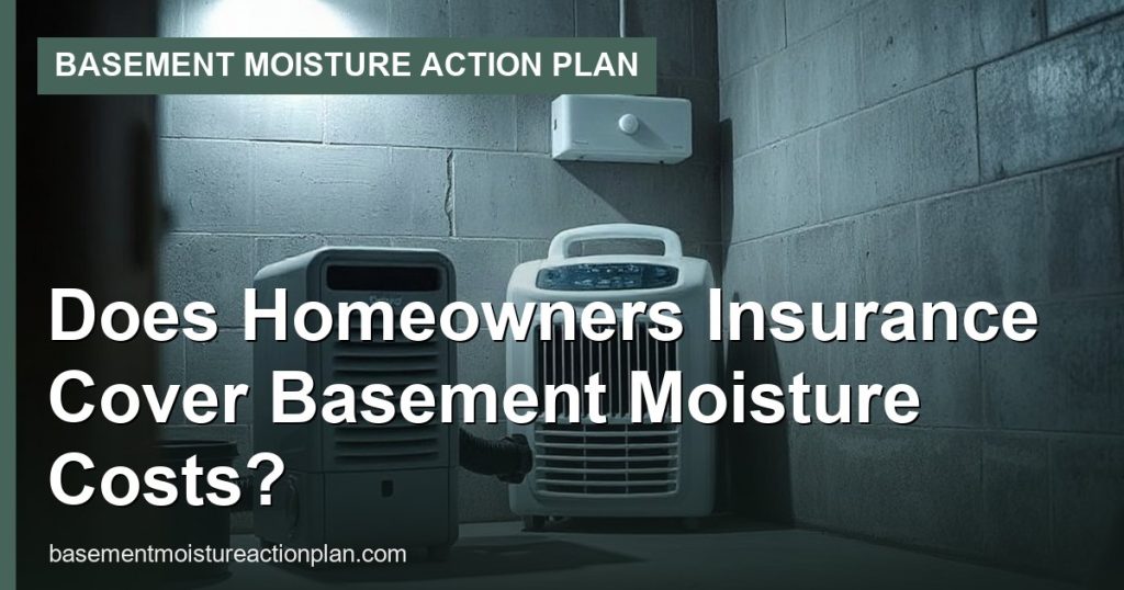 Does Homeowners Insurance Cover Basement Moisture Costs? - Basement Moisture Action Plan