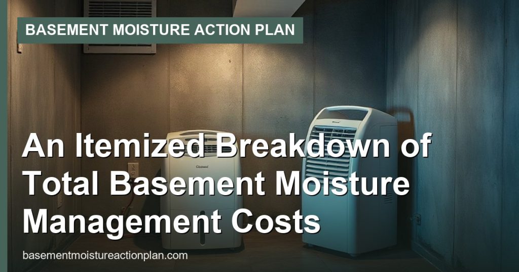 An Itemized Breakdown of Total Basement Moisture Management Costs - Basement Moisture Action Plan