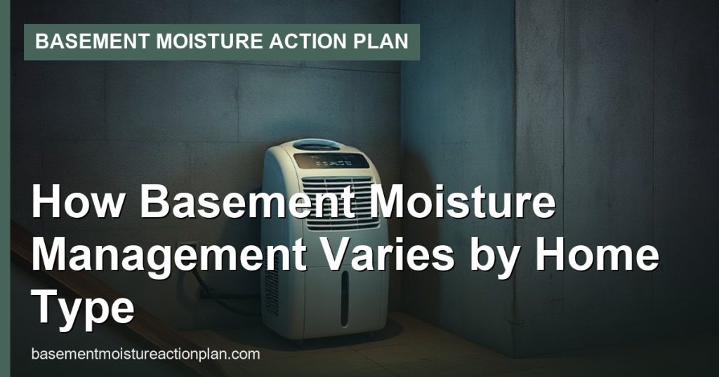 How Basement Moisture Management Varies by Home Type - Basement Moisture Action Plan