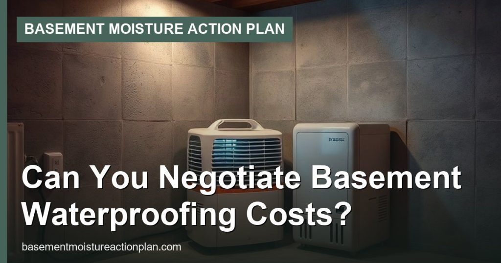 Can You Negotiate Basement Waterproofing Costs? - Basement Moisture Action Plan