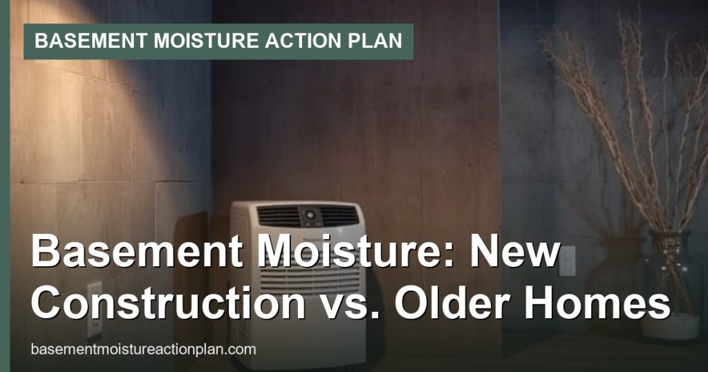 Basement Moisture: New Construction vs. Older Homes - Basement Moisture Action Plan
