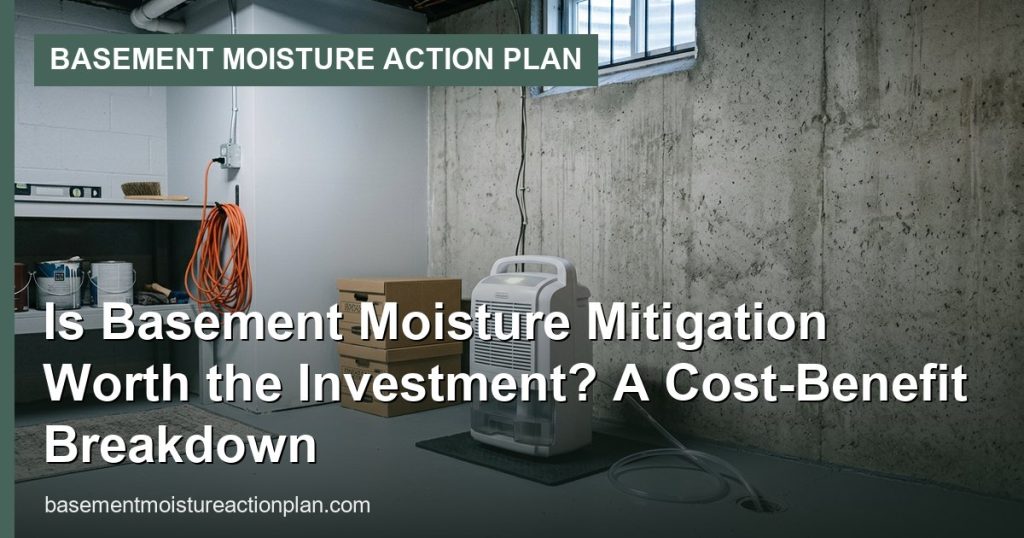 Is Basement Moisture Mitigation Worth the Investment? A Cost-Benefit Breakdown - Basement Moisture Action Plan