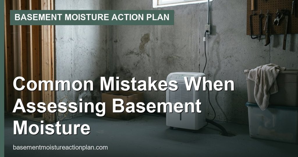 Common Mistakes When Assessing Basement Moisture - Basement Moisture Action Plan