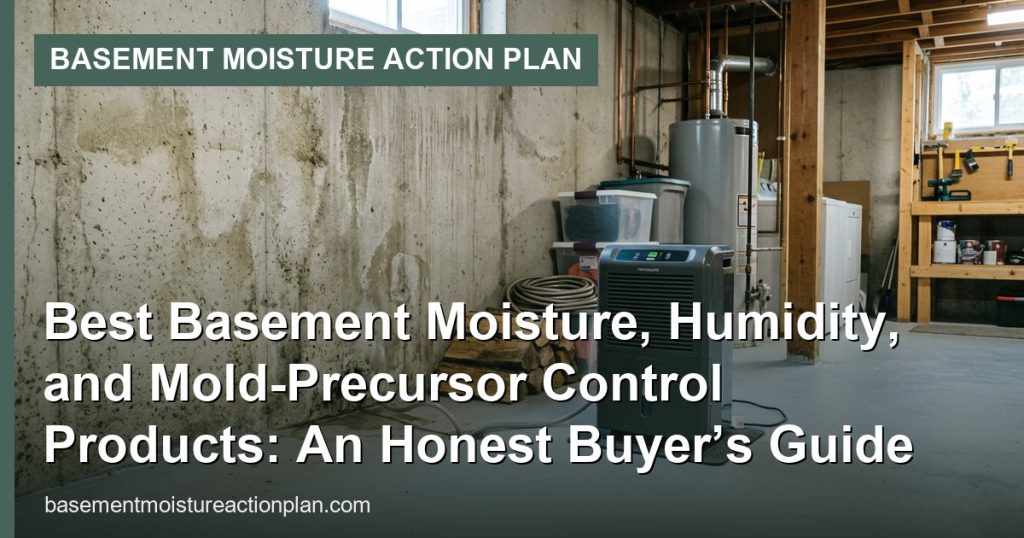 Best Basement Moisture, Humidity, and Mold‑Precursor Control Products: An Honest Buyer’s Guide - Basement Moisture Action Plan