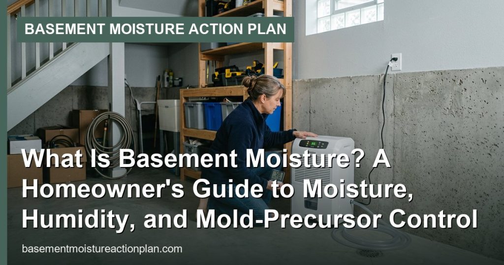 What Is Basement Moisture? A Homeowner's Guide to Moisture, Humidity, and Mold‑Precursor Control - Basement Moisture Action Plan